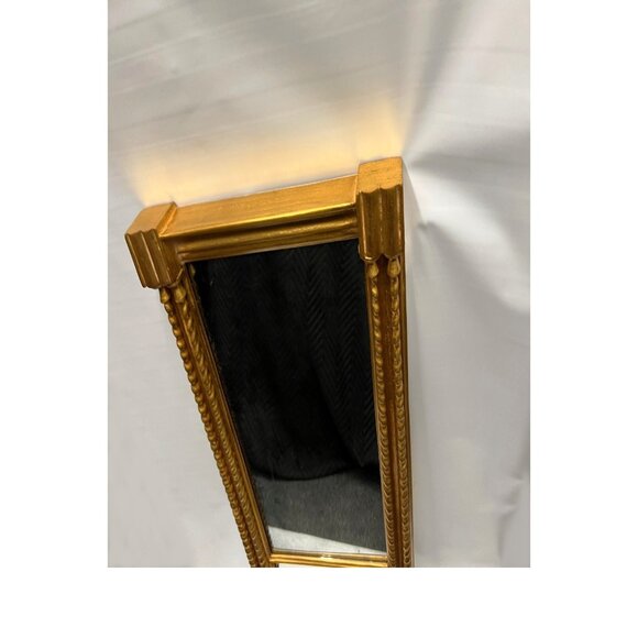 🛑 CARVER'S GUILD ➕🆒 ANTIQUE MIRROR Vintage Carved Gold Column Acorn💸BUY NOW‼️ - Picture 15 of 16